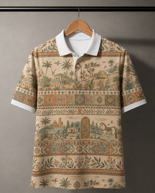 Printed Polo T-shirt #1199