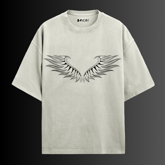French Terry Heavy-Gauge Oversized Tee (100% Cotton) #870