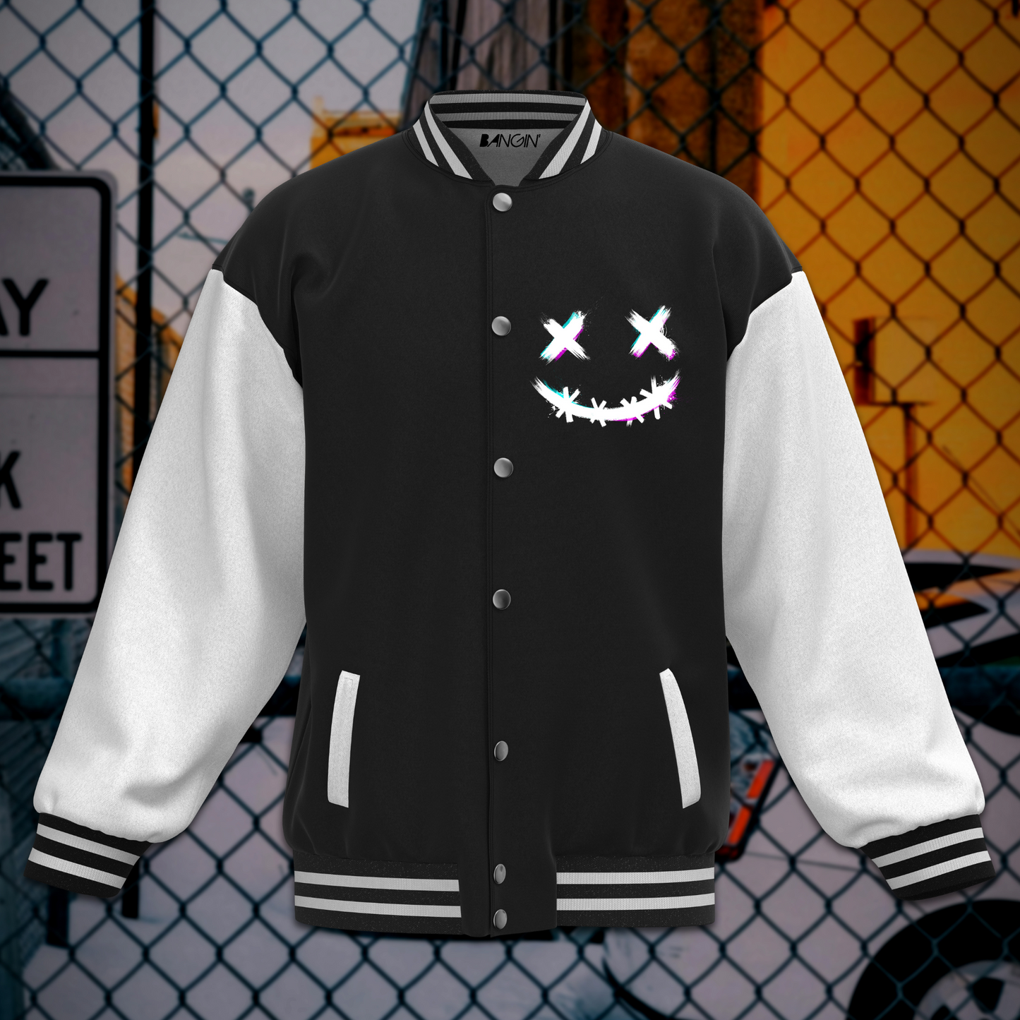 Vintage Street-Style Varsity Jacket #507