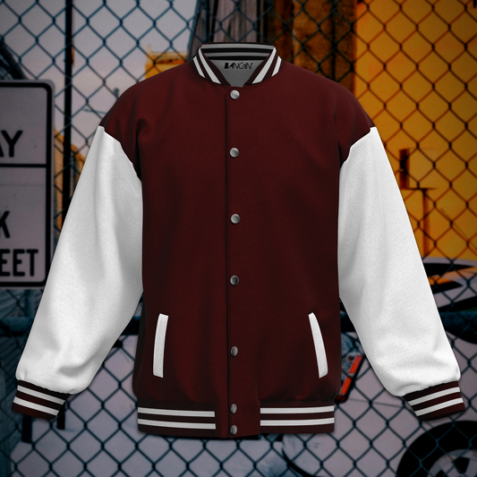 Vintage Street-Style Varsity Jacket #509