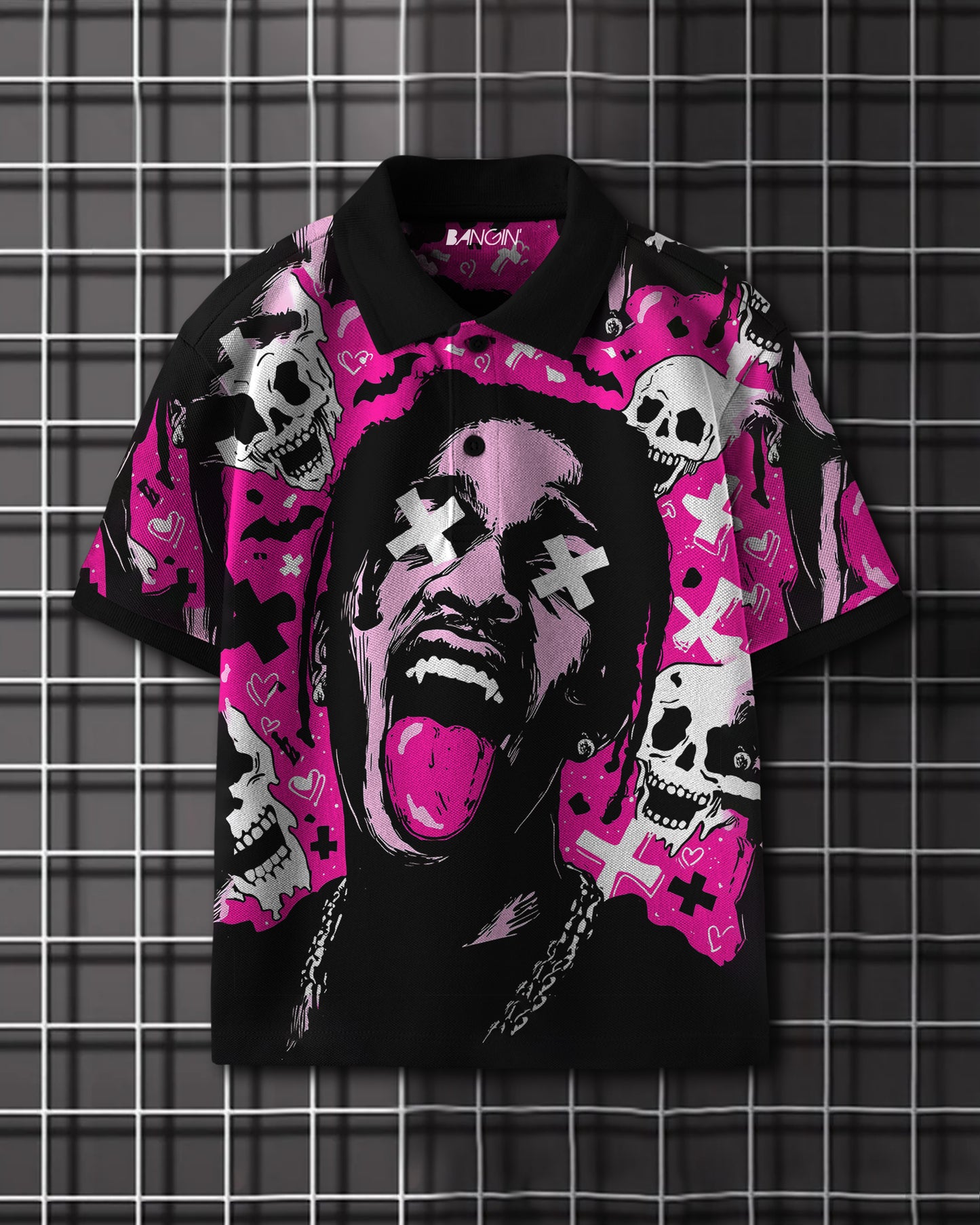 Printed Polo T-shirt #1038
