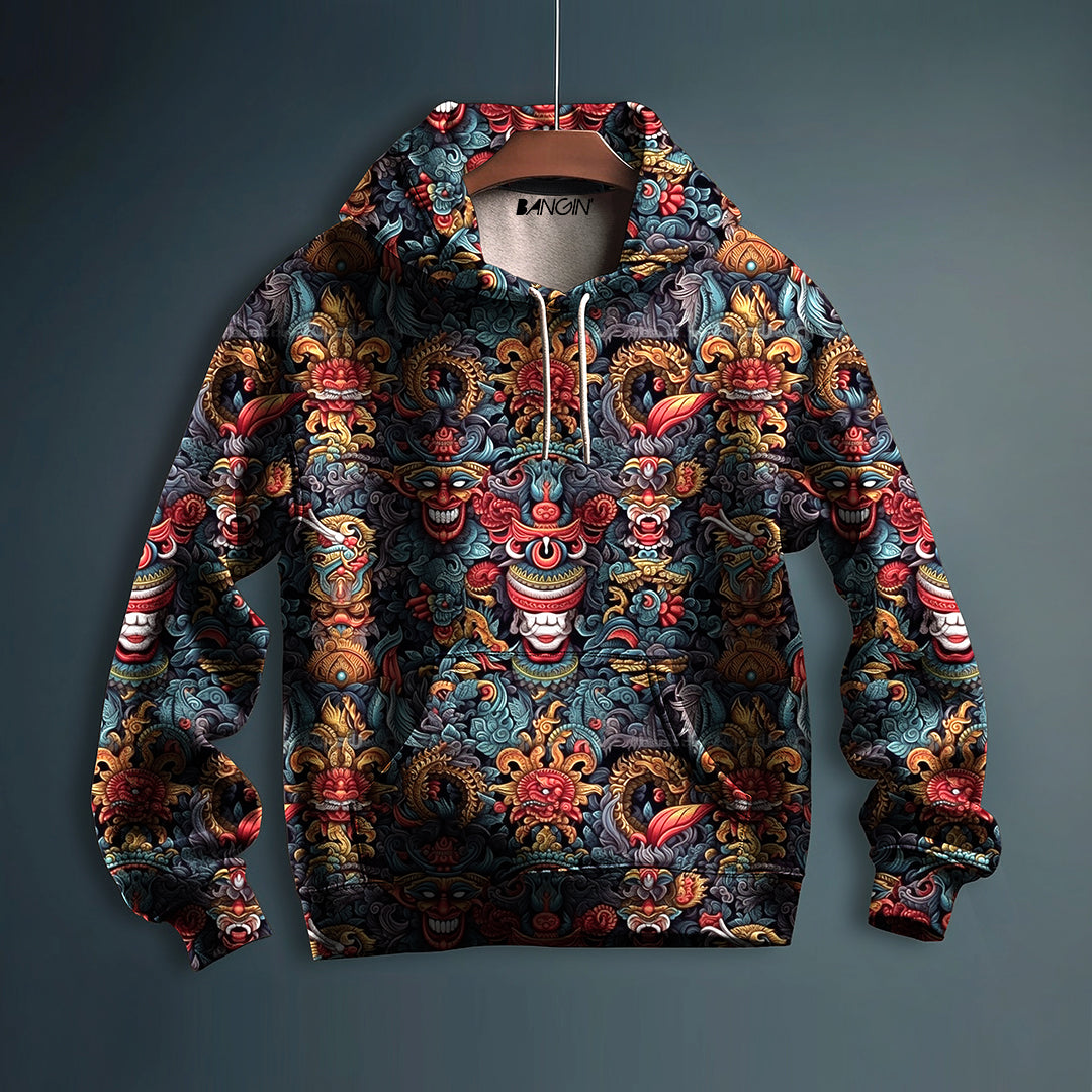 Printed Hoodie #186